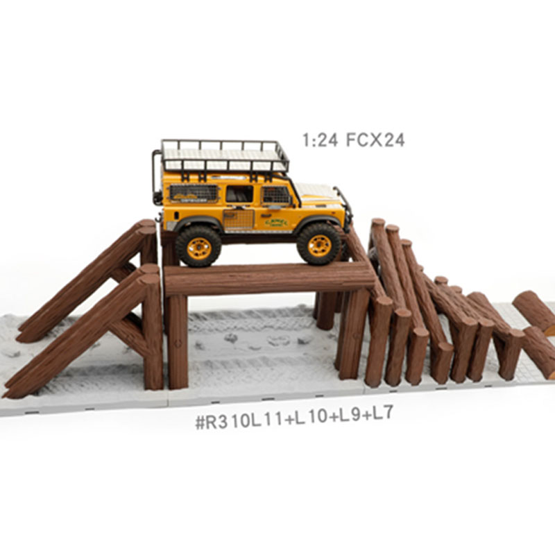 Rc Hobby Track - 시뮬레이션 목재 파일로드 블록 트랙 클라이밍