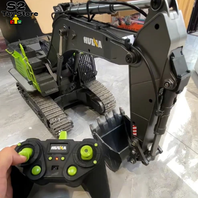 Rc Hobby Grade Excavator - 후이나 593 22채널 2.4GHz RC 굴착기