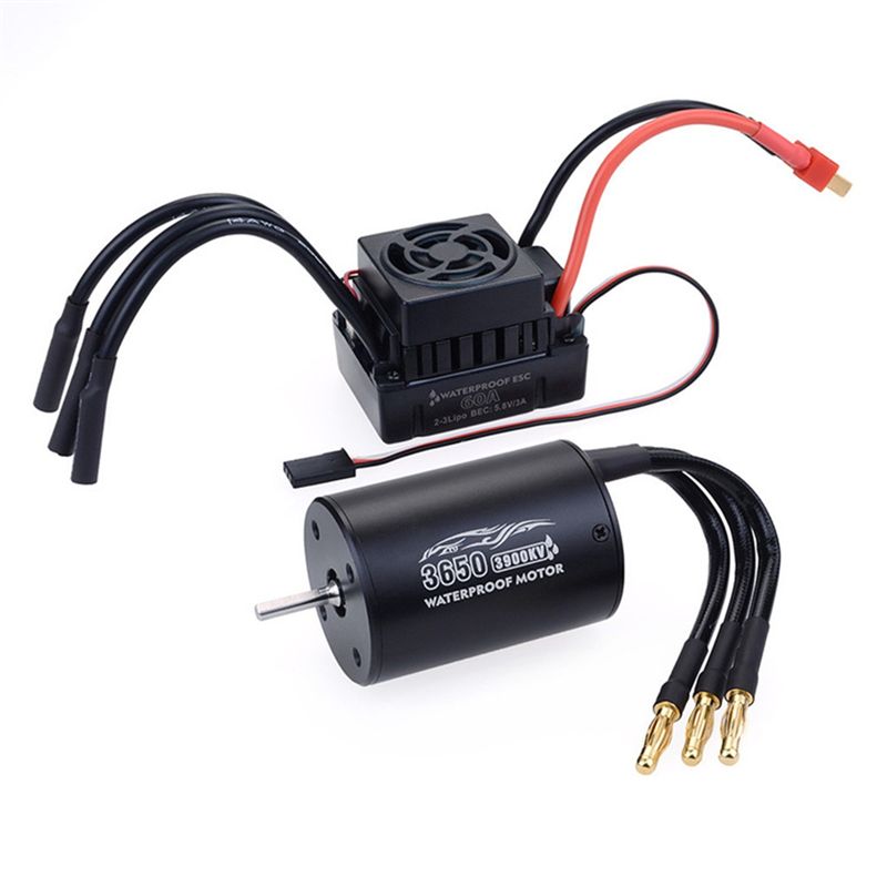 Esc Waterproof 60A - A49K-방수 브러시리스 모터 3650 60A ESC