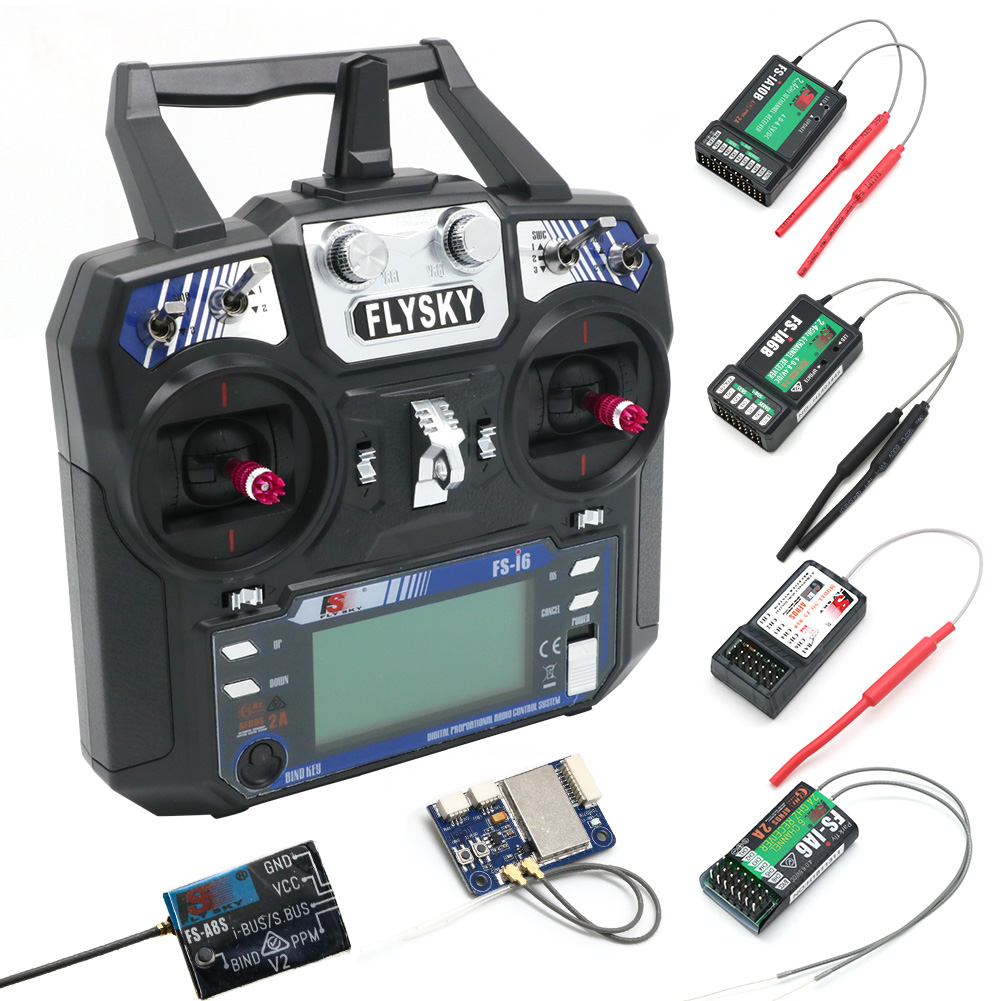 Radio Transmitter 6Ch - FLYSKY FS-i6 I6 송신기 2.4G 6CH