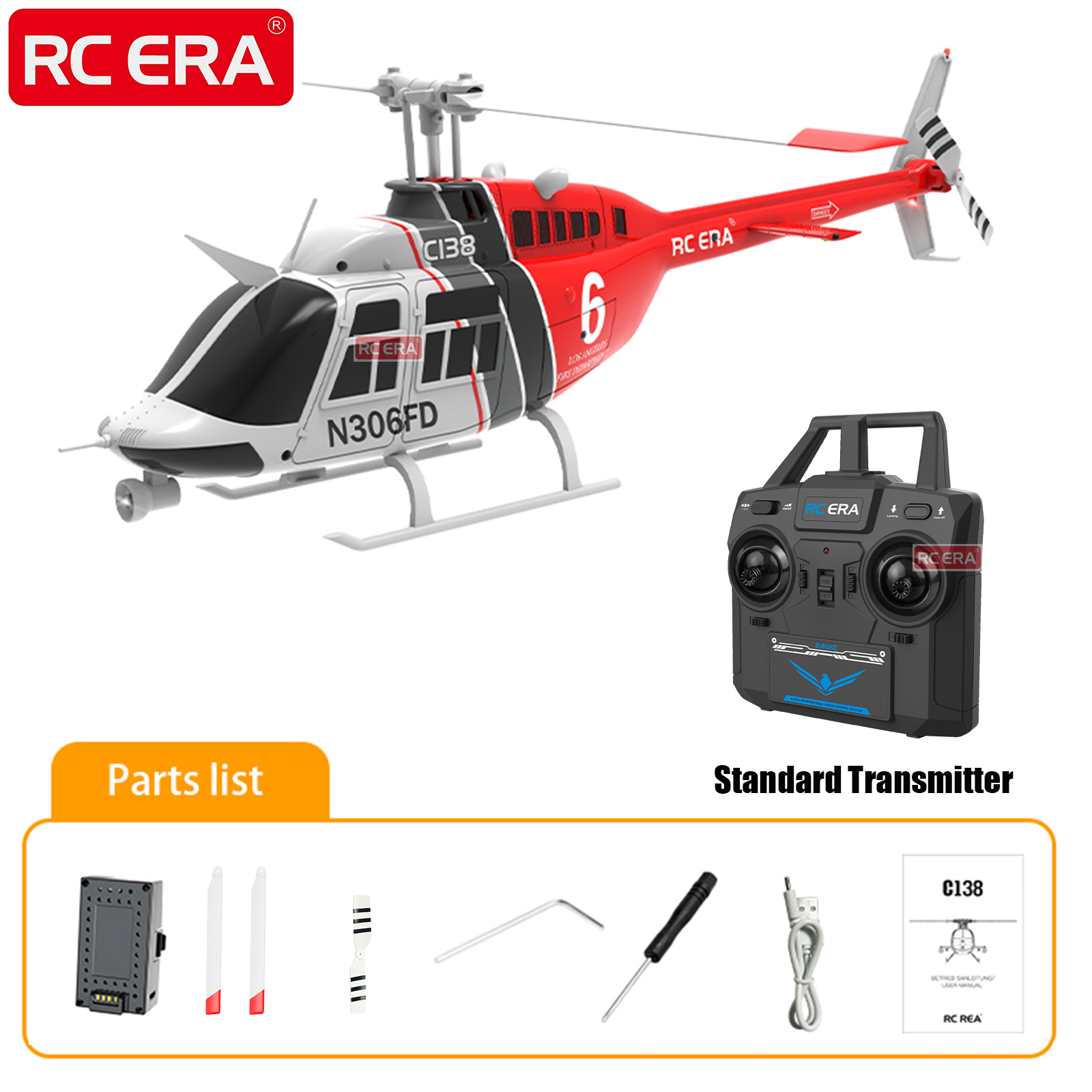 RC ERA C138 BELL 206 제트 레인저, 6 - Rc Hobby Experts 리뷰 및 가격