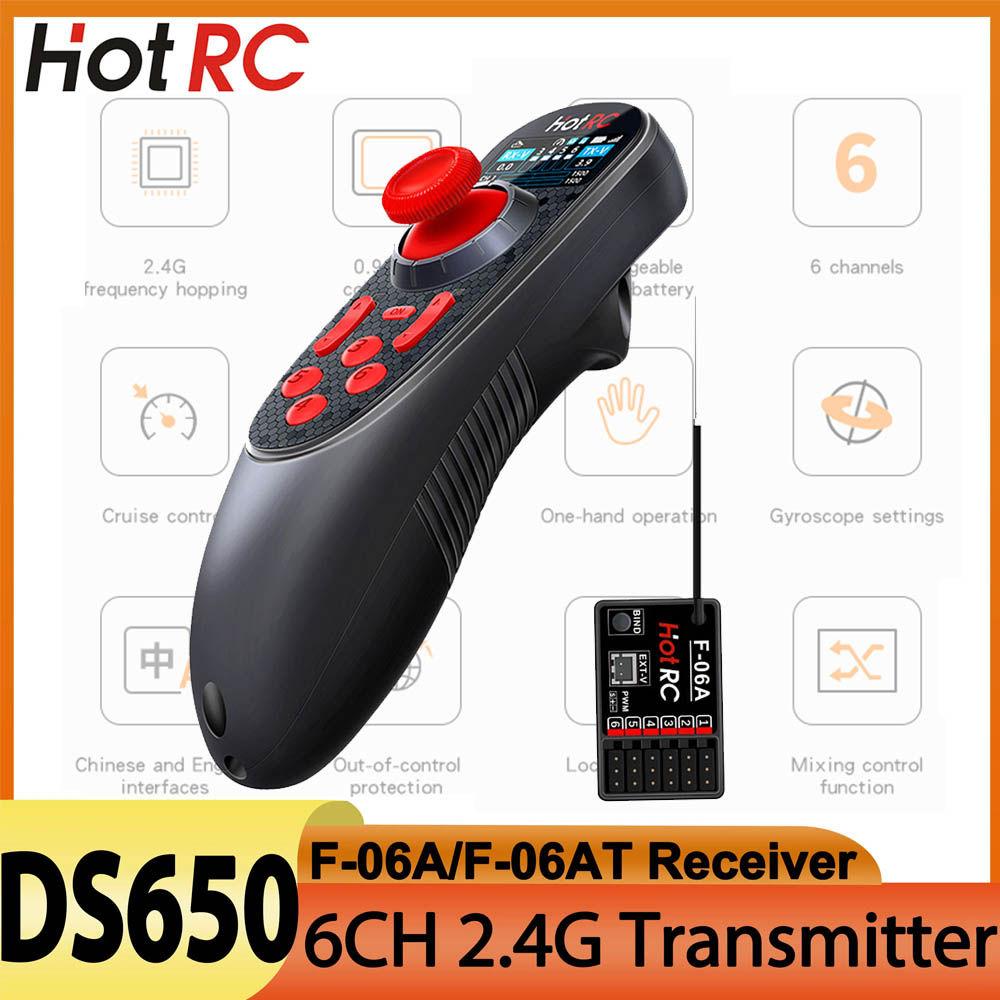 HOTRC DS650 DS-650 6채널 리모컨 2.4 - Radio Transmitter 6Ch 리뷰 및 가격