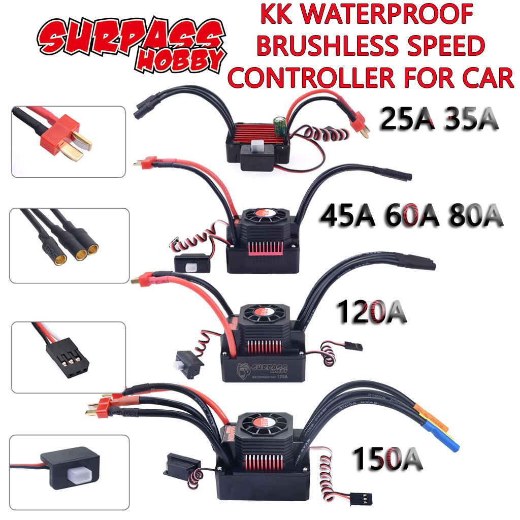 SURPASS HOBBY KK ESC 방수 브러시리스  - Esc Waterproof 60A 리뷰 및 가격