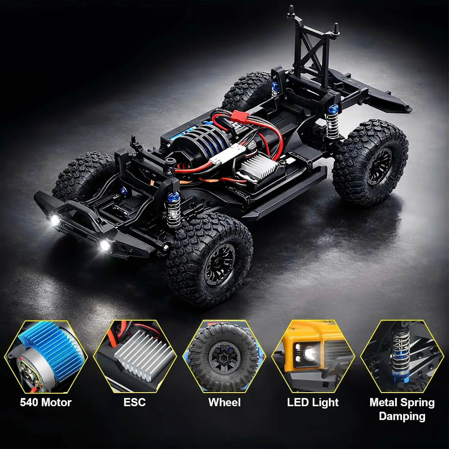 RC 자동차 RC 크롤러 1/10 스케일 RTR 원격  - Rc Hobby Grade Crawler 리뷰 및 가격