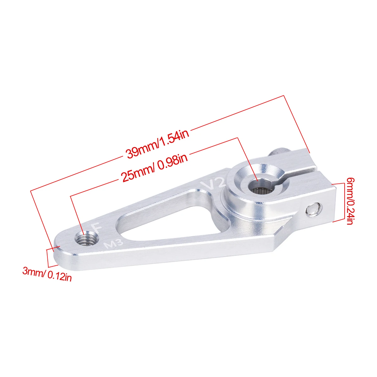 39mm M3 7075 알루미늄 25T 서보 혼 암 ( - Rc Hobby Products 리뷰 및 가격