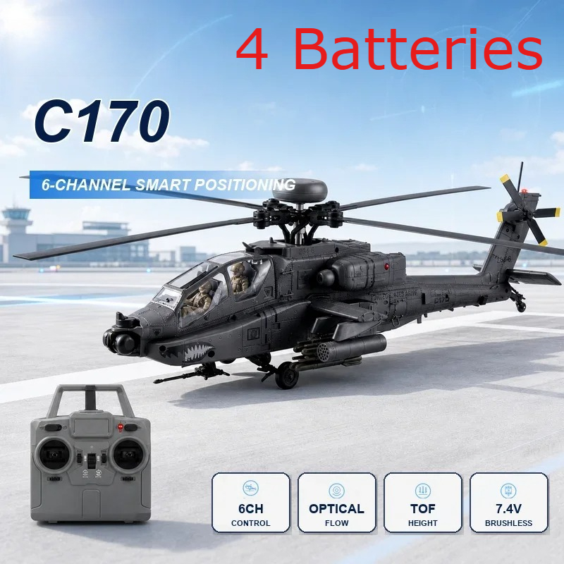 RC 시대 C170 아파치 브러시리스 RC 스턴트 헬리 - Rc Hobby Experts 리뷰 및 가격