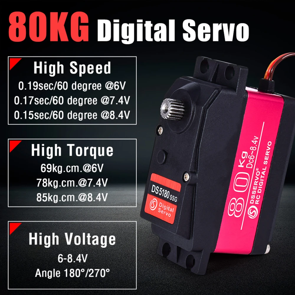 Dstservo 방수 고속 토크 디지털 서보, 레드캣  - Rc Hobby Products 리뷰 및 가격