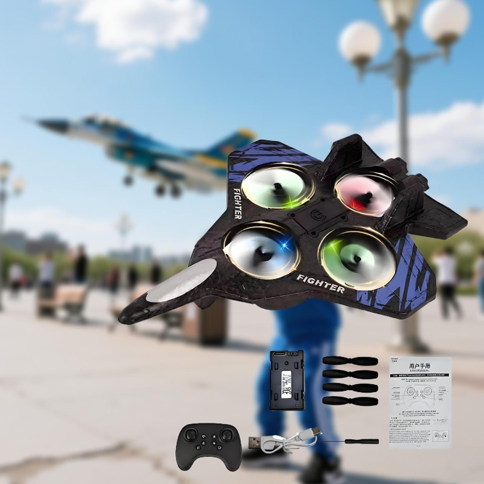 조명이 장착된 조종 가능한 비행기, 간편한 조종, 초보 - Rc Hobby Jet Plane 리뷰 및 가격