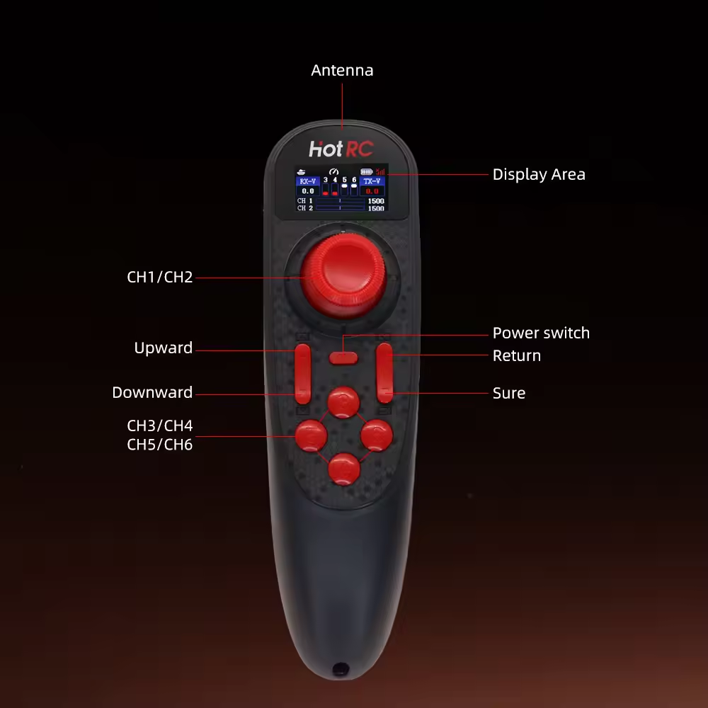 HOTRC DS-650 6CH 2.4G 무선 시스템 송 - Radio Transmitter 6Ch 리뷰 및 가격