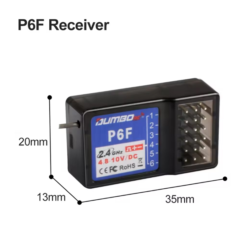 DUMBORC P6F/P6FG/P6DC/P6DCG 2. - Radio Transmitter 6Ch 리뷰 및 가격