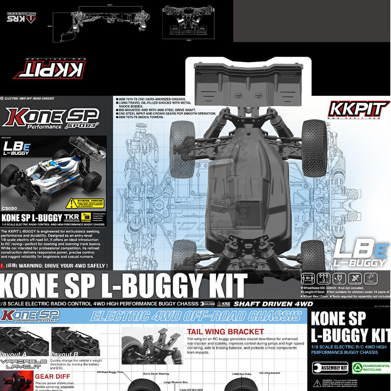 KKPIT 1/8 전동 4륜구동 RC 오프로드 버기 K - Rc Hobby Land 리뷰 및 가격