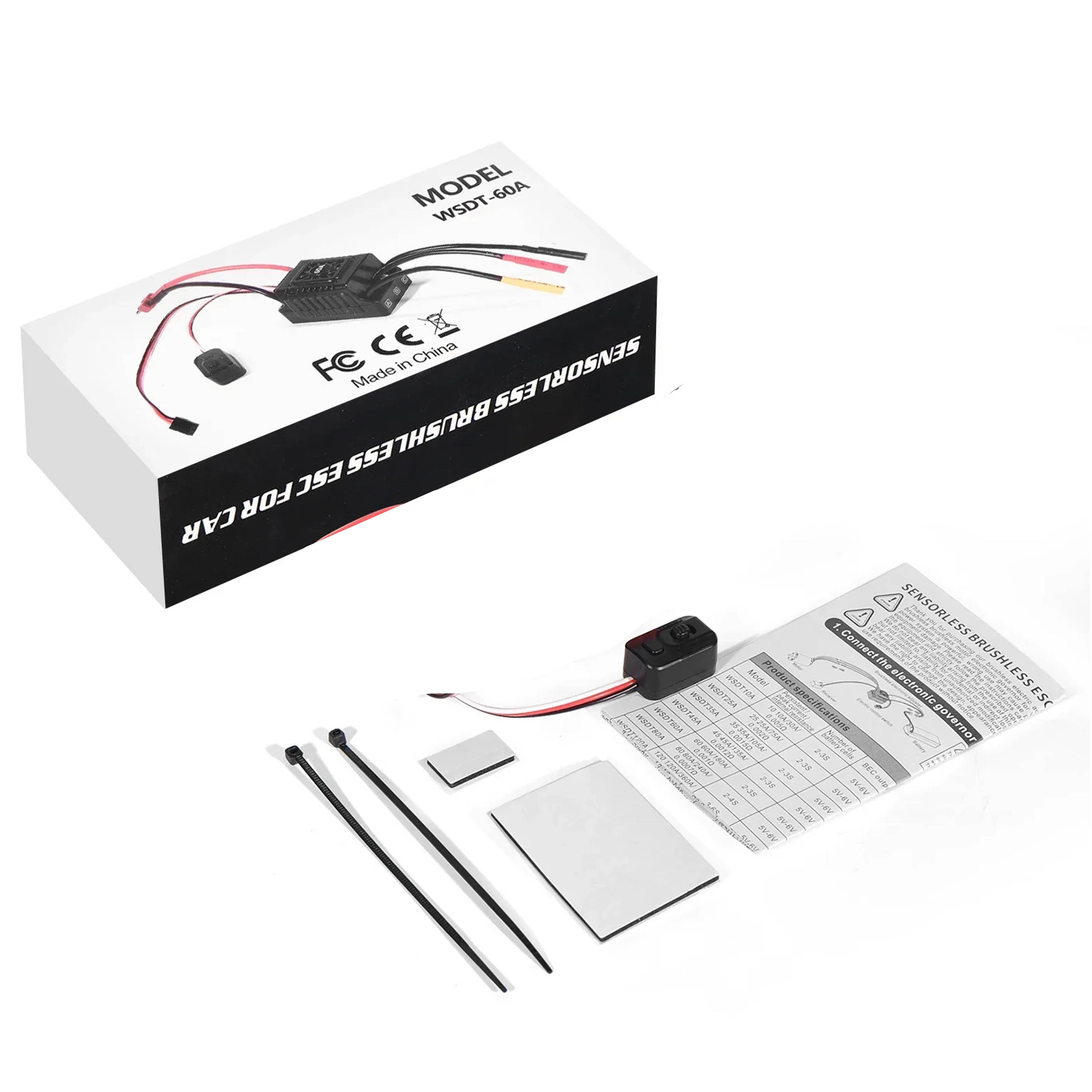 NEEBRC 45A 60A 브러시리스 ESC 방수 방진 - Esc Waterproof 60A 리뷰 및 가격